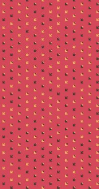 Çoklu üçgenden yapılmış ok şekilli dikey vektör şablonu. Düz arkaplan ile üretken sanat 