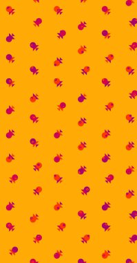 Soyut Renk Yarım Tonlama Noktaları, Üretken sanat arkaplanı çizimi