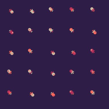 Soyut Renk Yarım Tonlama Noktaları üretken sanat arkaplanı çizimi