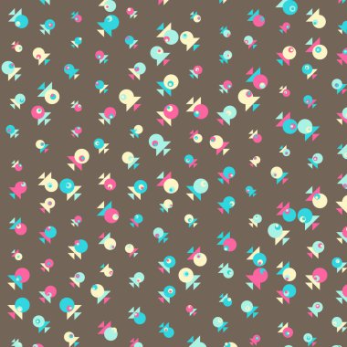 soyut renkli yarım tonlu noktalar üretken sanat arkaplan çizimleri