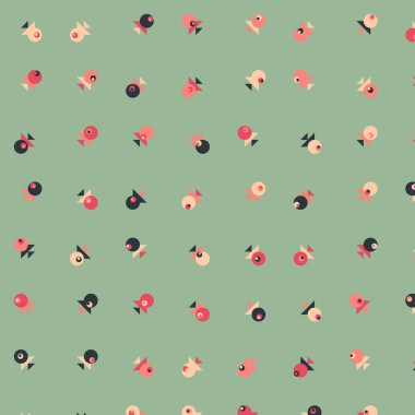 Soyut Renk Yarım Tonlama Noktaları üretken sanat arkaplanı çizimi