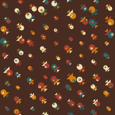 soyut renkli yarım tonlu noktalar üretken sanat arkaplan çizimleri