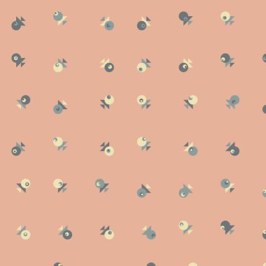 Soyut Renk Yarım Tonlama Noktaları üretken sanat arkaplanı çizimi