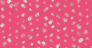 soyut renkli yarım tonlu noktalar üretken sanat arkaplan çizimleri