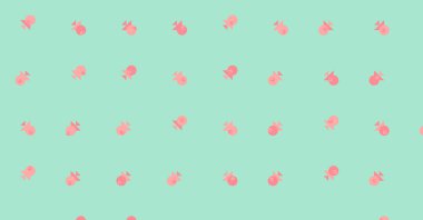 Soyut Renkli Yarım Tonlu Noktalar, Üretken sanat arkaplan çizimi