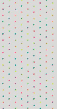 Çoklu üçgenden yapılmış ok şekilli dikey vektör şablonu. Düz arkaplan ile üretken sanat 