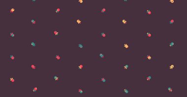 Soyut Renkli Yarım Tonlu Noktalar, Üretken sanat arkaplan çizimi