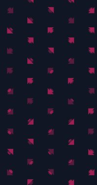 Çoklu üçgenden yapılmış ok şekilli dikey vektör şablonu. Düz arkaplan ile üretken sanat  