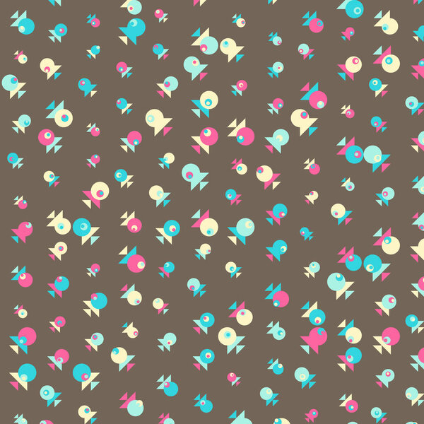 абстрактные красочные половинчатые точки генеративного искусства фоновая иллюстрация