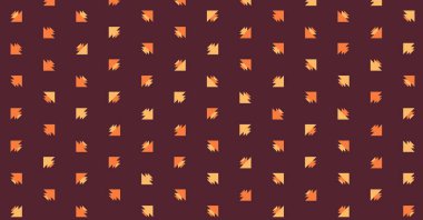 Çoklu üçgenden yapılmış ok şekilli yatay vektör şablonu. Düz arkaplan ile üretken sanat  