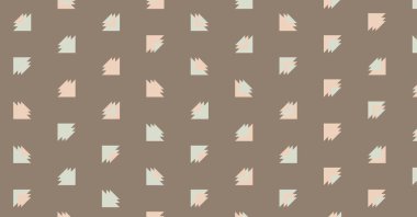 Çoklu üçgenden yapılmış ok şekilli yatay vektör şablonu. Düz arkaplan ile üretken sanat  