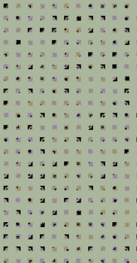 Çoklu üçgenden yapılmış ok şekilli dikey vektör şablonu. Düz arkaplan ile üretken sanat  