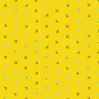 Soyut üçgenlerden oluşan kare vektör şablonu. Düz arkaplanda üretken sanat