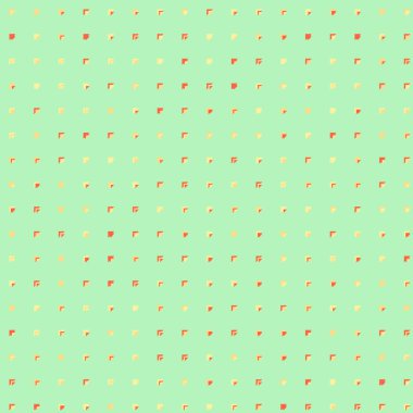 Soyut üçgenlerden oluşan kare vektör şablonu. Düz arkaplanda üretken sanat