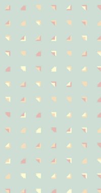 Birden fazla üçgenden oluşan çok amaçlı dikey vektör şablonu. Düz arkaplan ile üretken sanat 