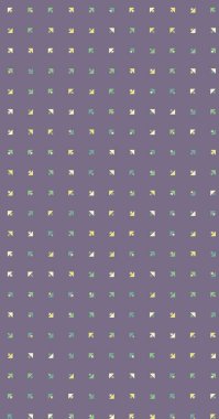 Birden fazla üçgenden oluşan çok amaçlı dikey vektör şablonu. Düz arkaplan ile üretken sanat 