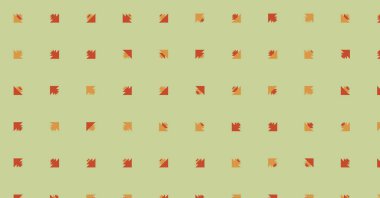 Birden fazla üçgenden oluşan yatay vektör şablonu. Düz arkaplan ile üretken sanat 