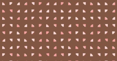 Birden fazla üçgenden oluşan yatay vektör şablonu. Düz arkaplan ile üretken sanat 