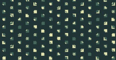 Birden fazla üçgenden oluşan çok amaçlı yatay vektör şablonu. Düz arkaplan ile üretken sanat 