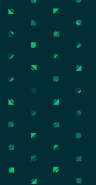 Çoklu üçgenden yapılmış ok şekilli dikey vektör şablonu. Düz arkaplan ile üretken sanat  