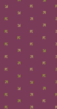 Birden fazla üçgenden oluşan uzun dikey vektör şablonu. Düz arkaplan ile üretken sanat 