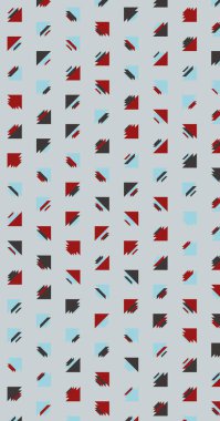 Çoklu üçgenden yapılmış ok şekilli dikey vektör şablonu. Düz arkaplan ile üretken sanat  