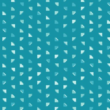 Kare vektör şablonu ve birden fazla üçgenden yapılmış ok figürleri. Düz arkaplan ile üretken sanat  