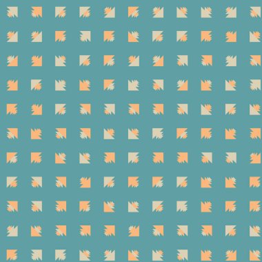 Soyut üçgenlerden oluşan kare vektör şablonu. Düz arkaplanda üretken sanat