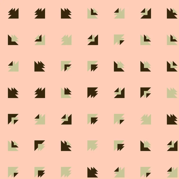 Квадратный Векторный Многоцелевой Шаблон Фигурами Нескольких Треугольников Генеративное Искусство Простым — стоковый вектор