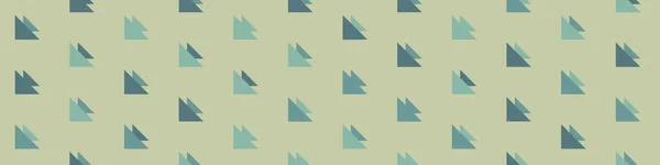 Horizontal Vector Multipurpose Template Figures Made Multiple Triangles Generative Art — Stock Vector