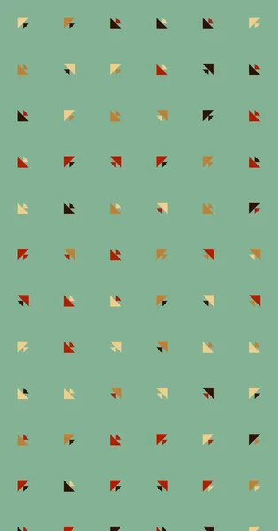 複数の三角形で作られた矢印の数字を持つ垂直ベクトルテンプレート 平易な背景を持つ世代芸術 — ストックベクタ