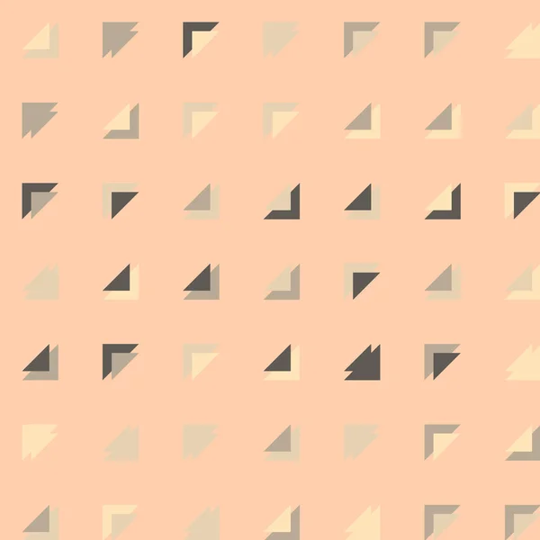 Квадратний Векторний Шаблон Стрілками Зробленими Декількох Трикутників Покоління Мистецтва Простим — стоковий вектор