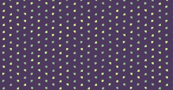 Горизонтальный Векторный Шаблон Стрелками Нескольких Треугольников Генеративное Искусство Простым Фоном — стоковый вектор