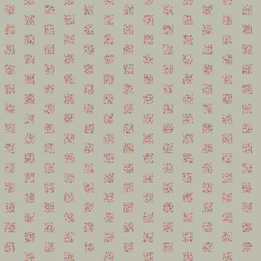 soyut renkli yarım tonlu noktalar üretken sanat arkaplan çizimleri