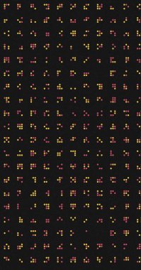 soyut renkli yarım tonlu noktalar üretken sanat arkaplan çizimleri