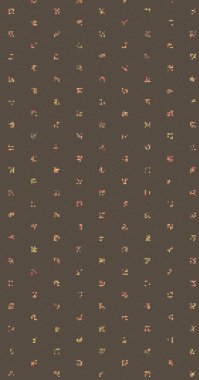 soyut renkli yarım tonlu noktalar üretken sanat arkaplan çizimleri