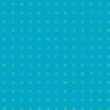 soyut renkli yarım tonlu noktalar üretken sanat arkaplan çizimleri