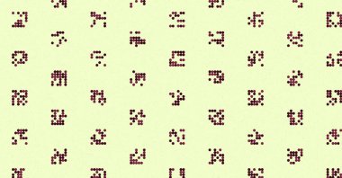 soyut renkli yarım tonlu noktalar üretken sanat arkaplan çizimleri