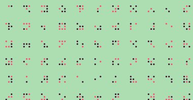 soyut renkli yarım tonlu noktalar üretken sanat arkaplan çizimleri