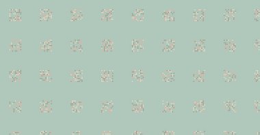 Soyut Renk Yarım Tonlama Noktaları üretken sanat arkaplanı çizimi