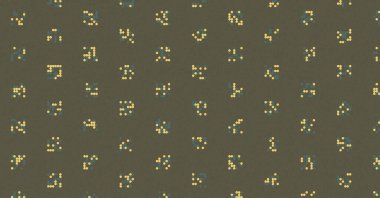 soyut renkli yarım tonlu noktalar üretken sanat arkaplan çizimleri