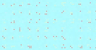 soyut renkli yarım tonlu noktalar üretken sanat arkaplan çizimleri