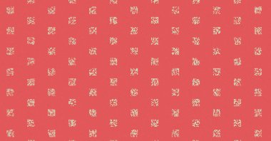 soyut renkli yarım tonlu noktalar üretken sanat arkaplan çizimleri