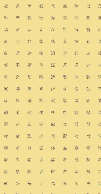 Soyut Renk Yarım Tonlama Noktaları üretken sanat arkaplanı çizimi