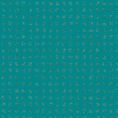 Soyut Renk Yarım Tonlama Noktaları üretken sanat arkaplanı çizimi