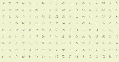 Soyut Renk Yarım Tonlama Noktaları üretken sanat arkaplanı çizimi