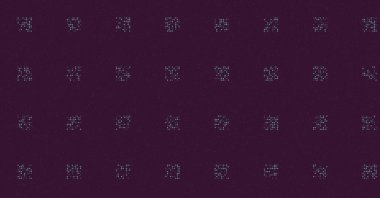 Soyut Renk Yarım Tonlama Noktaları üretken sanat arkaplanı çizimi