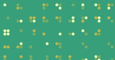 Soyut Renk Yarım Tonlama Noktaları üretken sanat arkaplanı çizimi