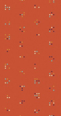 Soyut Renk Yarım Tonlama Noktaları üretken sanat arkaplanı çizimi