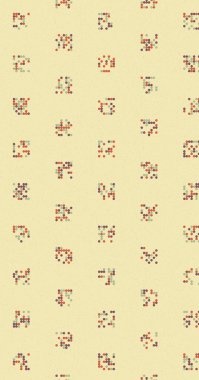 Soyut Renk Yarım Tonlama Noktaları üretken sanat arkaplanı çizimi